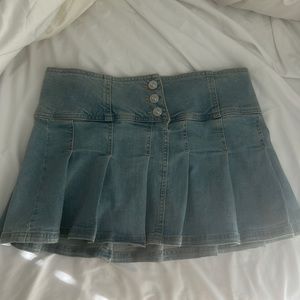 BDG Urban Outfitters light wash denim Miniskirt
